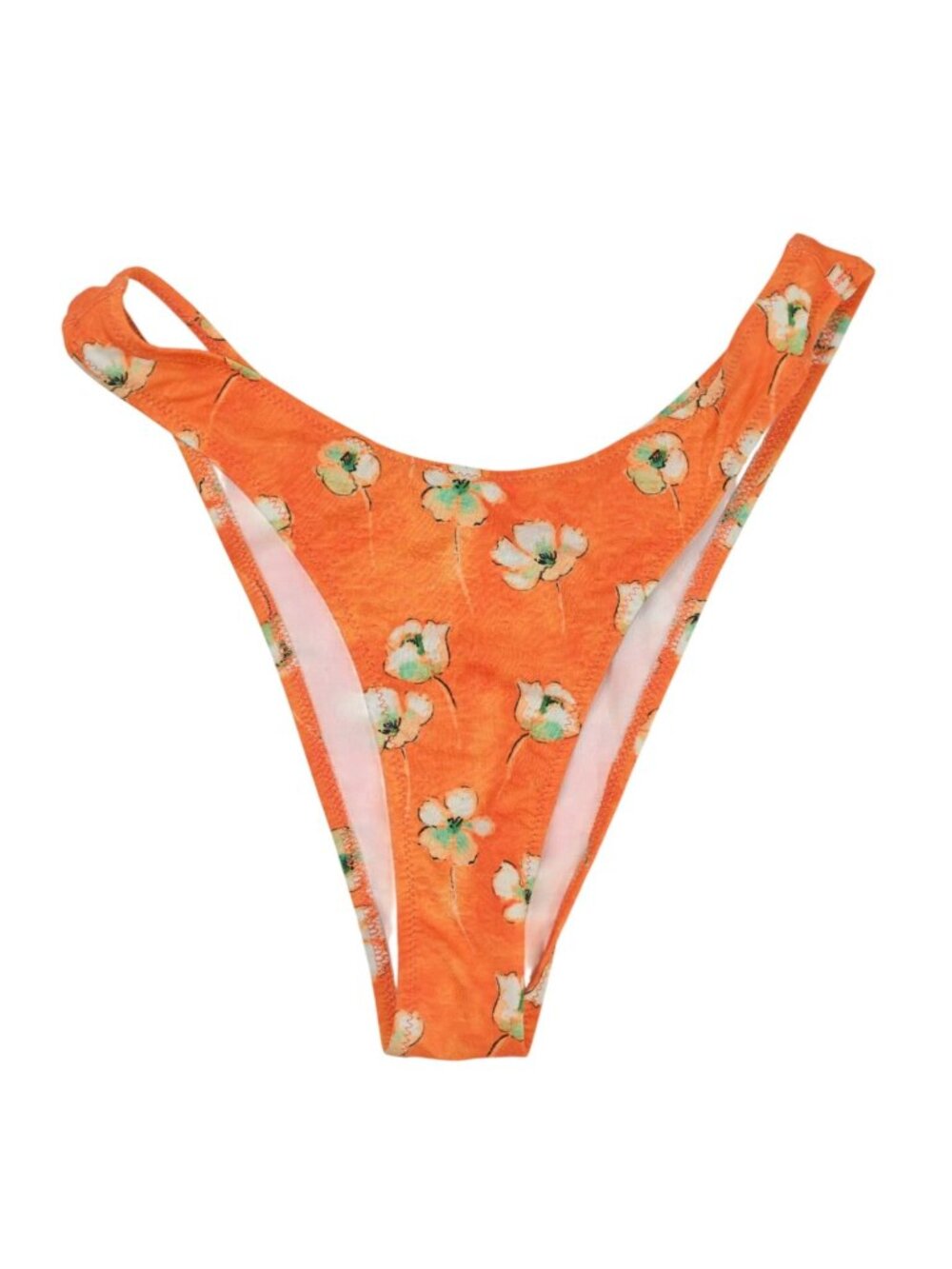 Heavy Manners High Cut Cheeky Bikini Bottoms in Just Like Heaven